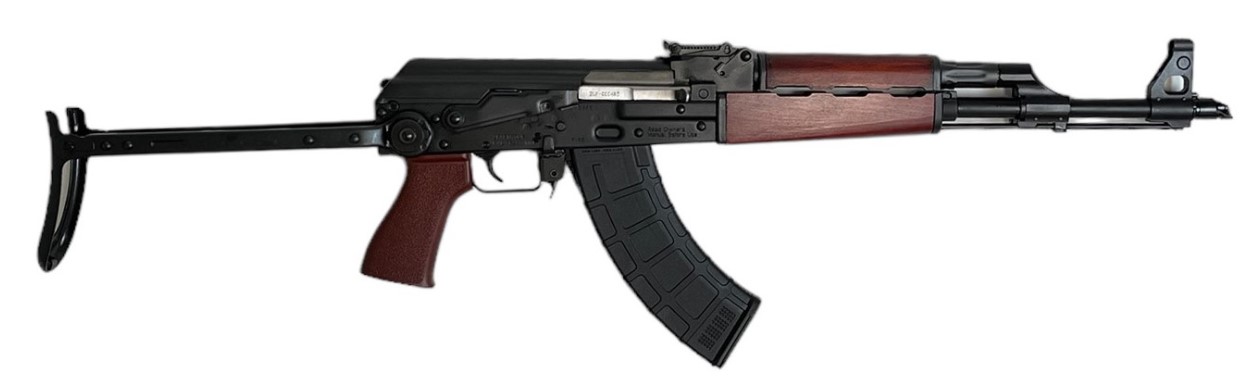 ZASTAVA ZPAPM70 AK RIFLE SERBIAN RED WOOD HANGUARDS AND GRIP UNDERFOLDING TRUNNION/STOCK BAYONET LUG 16.5IN CHROME LINED BARREL 1.5MM RECEIVER BULDGED TRUNNION 30RD ZR7762UFSR - Win Repeating Arms Promotion